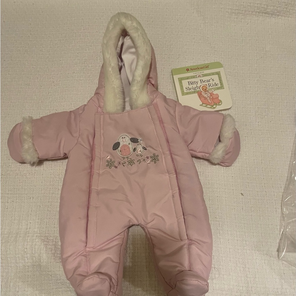 American Girl Bitty Baby Polar Penguin Snowsuit